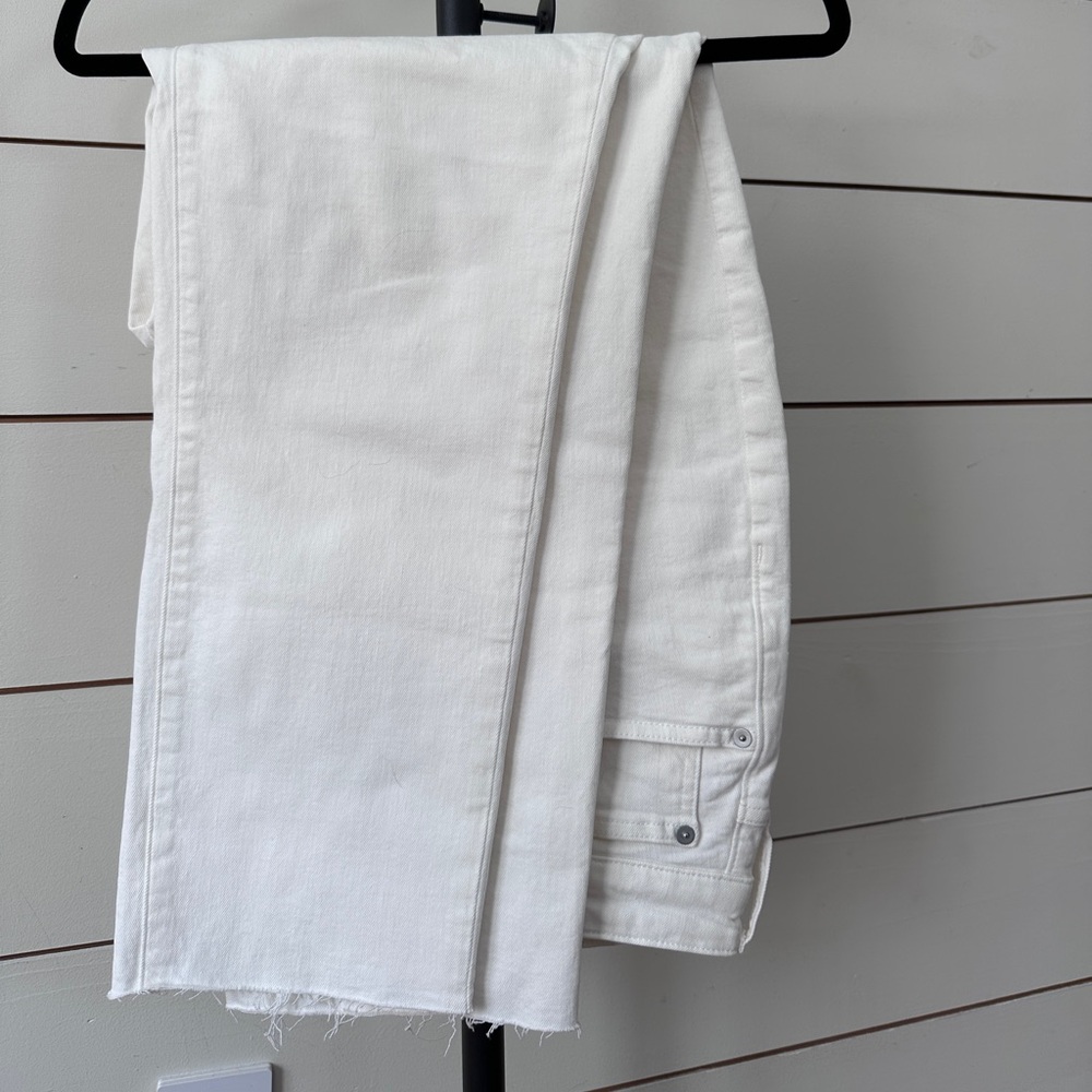 Madewell The Curvy Perfect Vintage Jean in Tile White Size 31